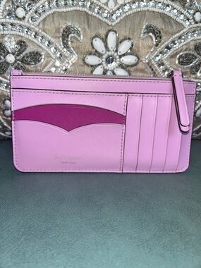 Kate Spade New York Bubble Gum Large Slim Card Holder